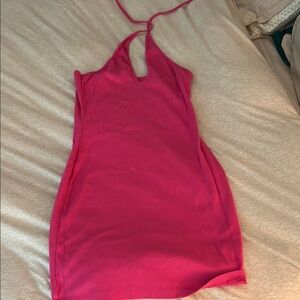 Wild Fable Pink Halter Mini Dress